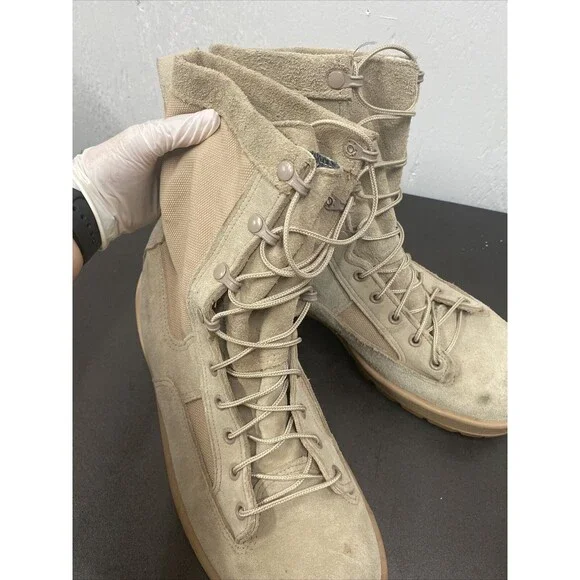 WELLCO Military Combat Boots Army Tan VIBRAM Size 11W 291/109 12-D-1053 - Picture 7 of 7